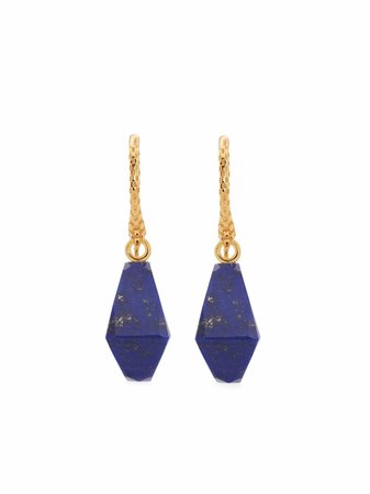 Monica Vinader Doina gemstone wire earrings