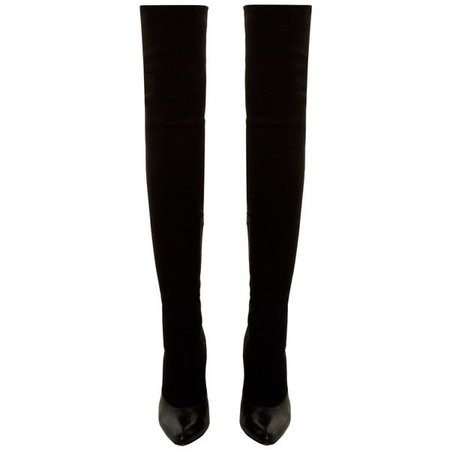 Givenchy Cone-heel-over-the-knee suede boots