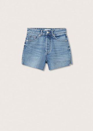 High-waist denim shorts - Teenage girl | Mango Teen USA