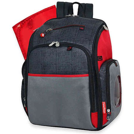 Fisher-Price® Deluxe FastFinder™ Backpack Diaper Bag in Black | buybuy BABY