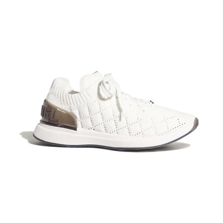 Mixed Fibers White Sneakers | CHANEL