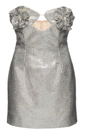 Crystal-Embellished Strapless Mini Dress By Magda Butrym | Moda Operandi