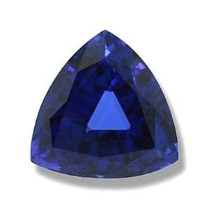 7 Carats Loose Ceylon Blue Sapphire Gem-Stone Trilliant Cut Natural | HarryChadEnt.com