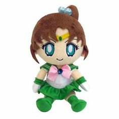 Sailor Moon 6'' Sailor Jupiter Import Plush Doll Licensed NEW