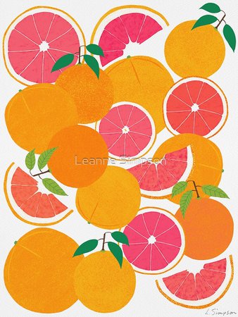 "Grapefruit Harvest" Poster by leannesimpson | Redbubble