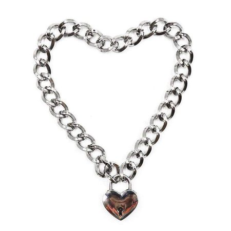 Chunky Heart Lock Necklace | Own Saviour