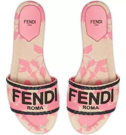 Fendi Signature Slide Sandal (Women) | Nordstrom
