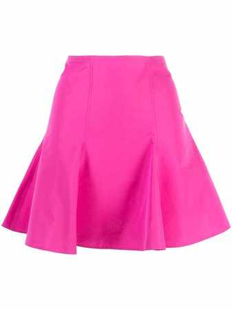 Valentino high-waisted Pleated Pink Mini Skirt - Farfetch