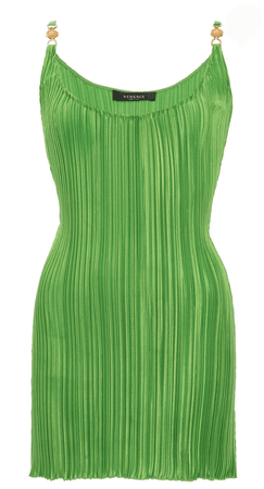 green Versace dress