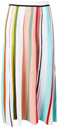 long plisse skirt
