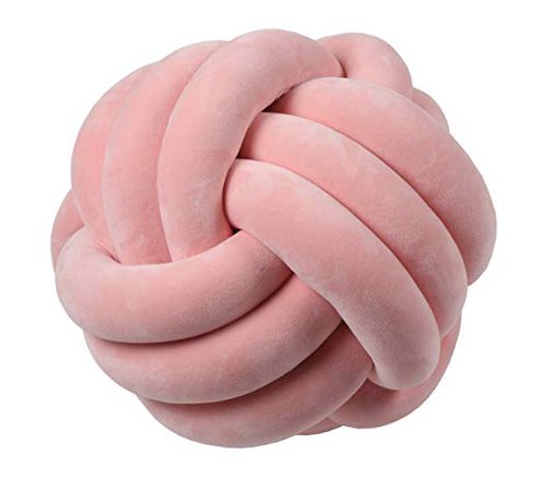 Cyprinus Carpio Knot Ball Pillow Household Throw Pillow Decoration (Skin Pink, 10.6 INCH): Home & Kitchen