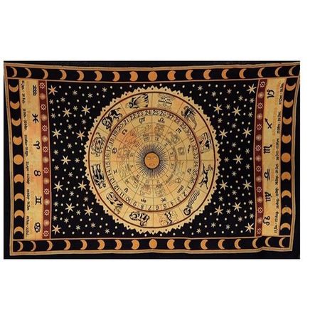 sun zodiac celestial hippie boho tapestry