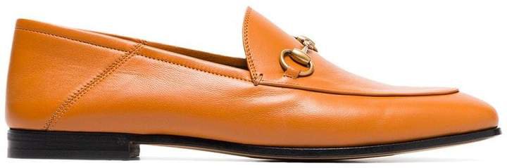 cognac brown brixton leather loafers