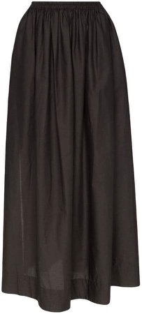 Matteau high-slit maxi skirt