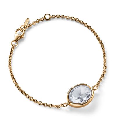 Baccarat Gold Vermeil Croise Clear Chain Bracelet | Harrods AU