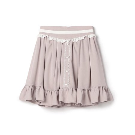Bicolor Cafe Skirt / mille fille closet (750070207450291) | Skirt | Roddy Spot (LODISPOTTO) | Fashion mail order Hanabi Online (HANA-BI ONLINE)