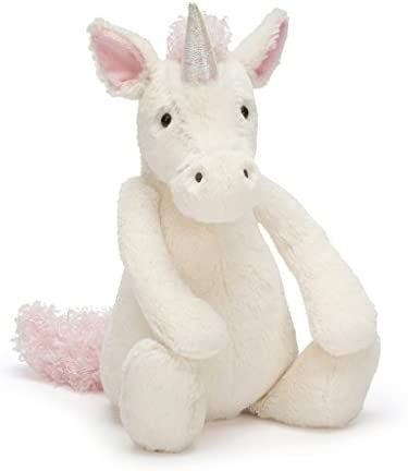 Amazon.com: Jellycat Bashful Unicorn Stuffed Animal, Medium, 12 inches : Toys & Games
