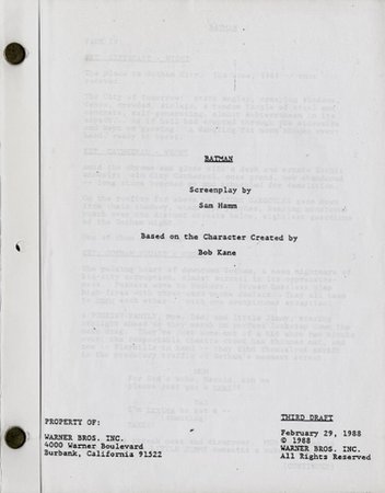 batman screenplay script