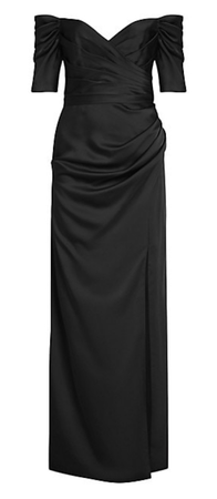 THEIA Sienna Off-The-Shoulder Gown