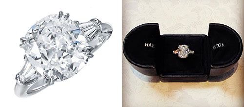 Chuck’s Harry Winston engagement ring for Blair