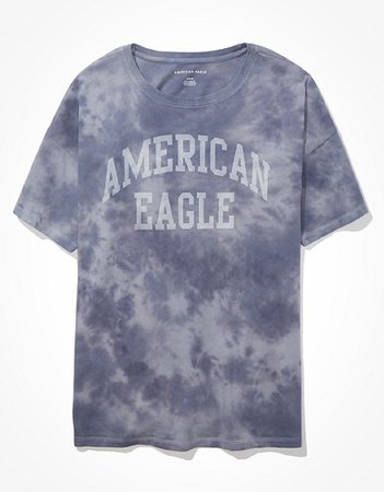 AE Oversized Graphic T-Shirt blue