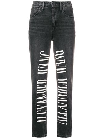 Alexander Wang Embroidered Jeans - Farfetch