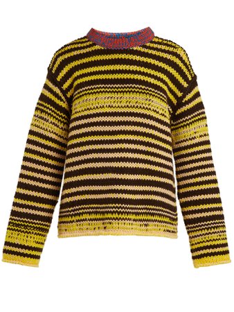 Television striped wool sweater | CALVIN KLEIN 205W39NYC | MATCHESFASHION.COM