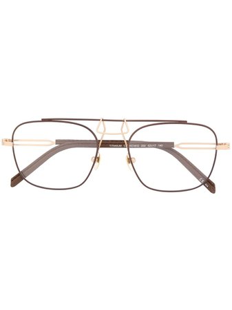 Calvin Klein 205W39nyc Aviator Glasses - Farfetch