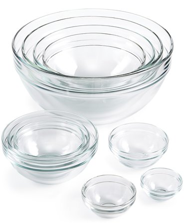 Martha Stewart Collection 10-Pc. Glass Mixing Bowl Set, Created for Macy's & Reviews - Kitchen Gadgets - Kitchen - Macy's