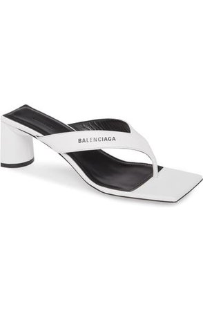 Balenciaga Double Square Logo Sandal (Women) | Nordstrom