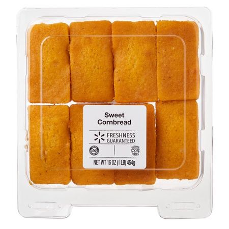 Freshness Guaranteed Sweet Cornbread , 16 oz, 8 Count - Walmart.com
