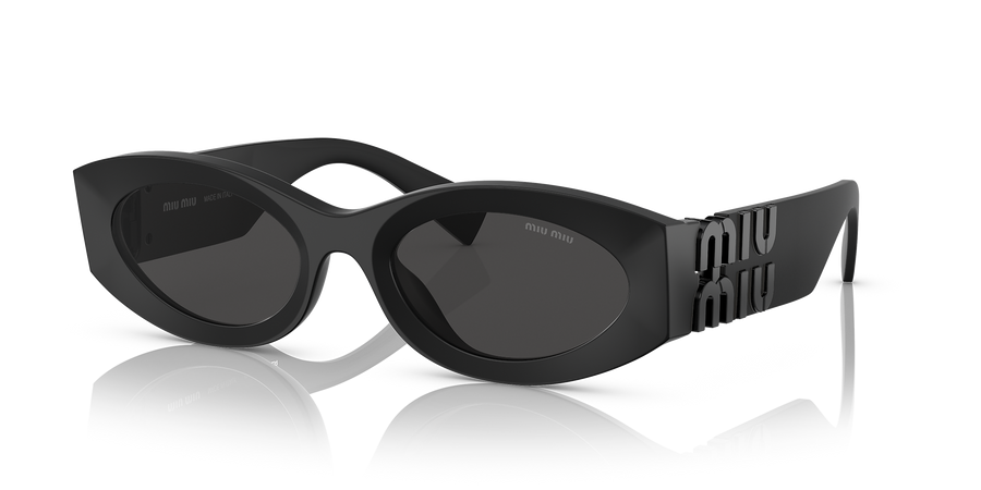 Miu Miu MU 11WS 54 Dark Grey & Matte Black Sunglasses | Sunglass Hut Canada