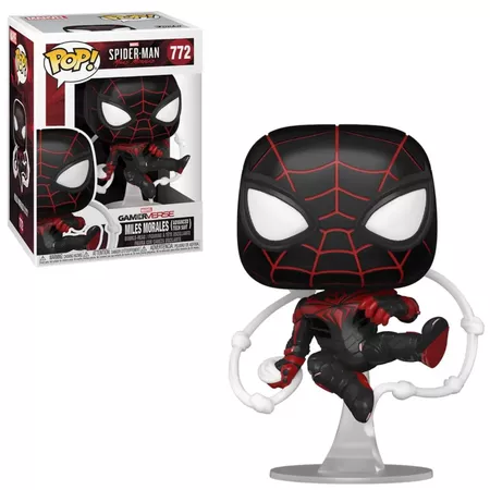 Marvel Spiderman Miles Morales Advanced Tech Suit Pop! Vinyl | Pop In A Box US