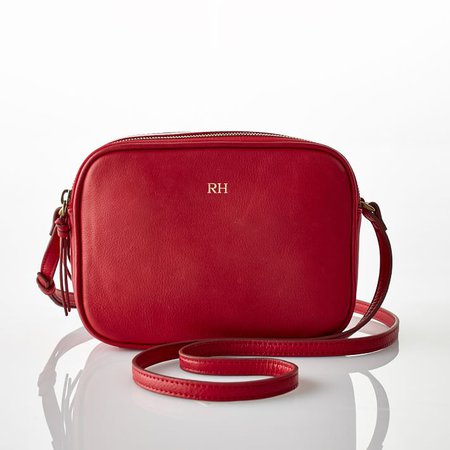 The Essential Monogrammed Crossbody Bag | Mark and Graham