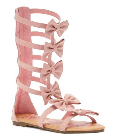 Pink Gladiator Sandals 1