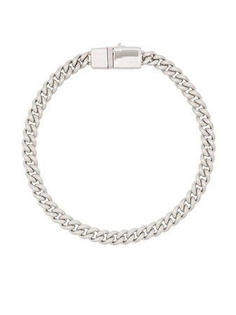 silver Tom Wood curb-chain thin bracelet