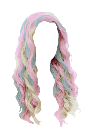 2023 Ciara Coachella Hair | Trans Pride Wavy Hair | Pink Blue Blonde Hair (Dei5 edit)