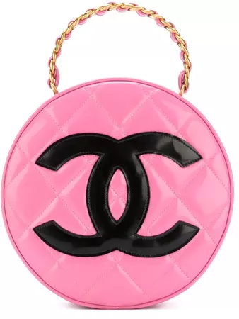 Chanel Vintage Round Quilted Tote - Farfetch