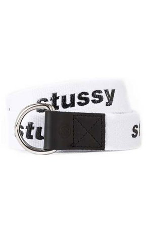 Stussy white belt