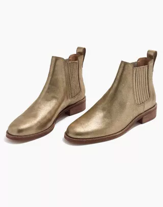 The Ainsley Chelsea Boot in Metallic
