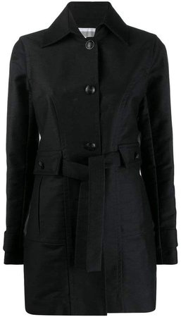Pre-Owned 2007's tied midi coat