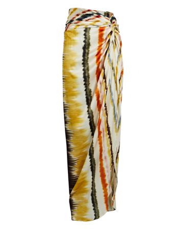 Silvia Tcherassi Marina Silk Maxi Skirt In Multi | INTERMIX®