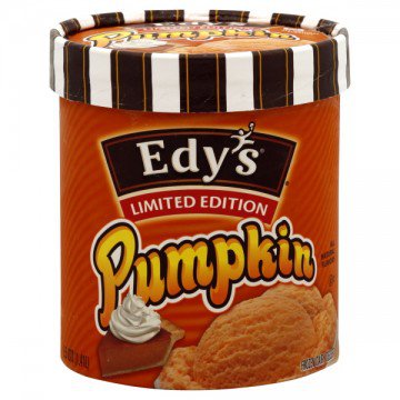Dreyer's/Edy's Limited Edition Frozen Dairy Dessert Pumpkin » Frozen Foods » General Grocery
