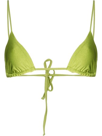JADE Swim tie-fastening Triangle Bikini - Farfetch