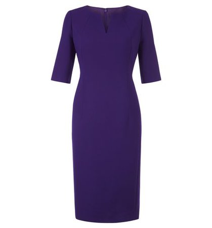 Purple Eimear Dress | Smart Dresses | Dresses | Hobbs