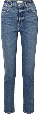 SLVRLAKE - Beatnik High-rise Slim-leg Jeans - Mid denim
