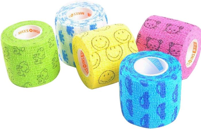 Stmandy Vet Wrap Bulk, Bandage Wrap Vet Tape 2 Inch,Waterproof Self Adherent for The People or The pet(cat, Dog, Horse and so one) who was injure or Have Wounds (Cartoon) : Amazon.com.au: Pet Supplies