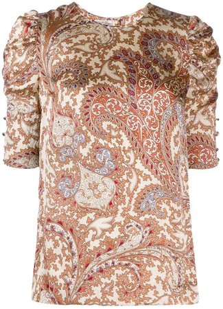 Maryvonne Paw Paisley Top