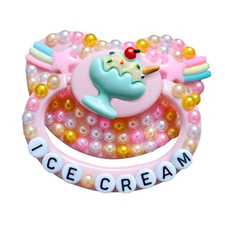 Icecream Decorate Adult Pacifier Paci ABDL Ageplay | DDLG Playground