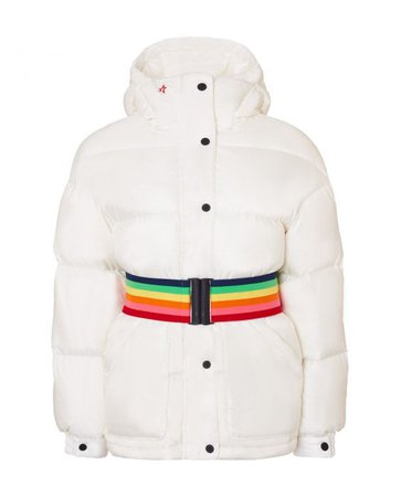 Womens Padded Oversize Parka Jacket Snow White | Perfect Moment